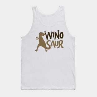 WinoSaur - Funny Wine lover shirts and gifts - T-Rex Tank Top